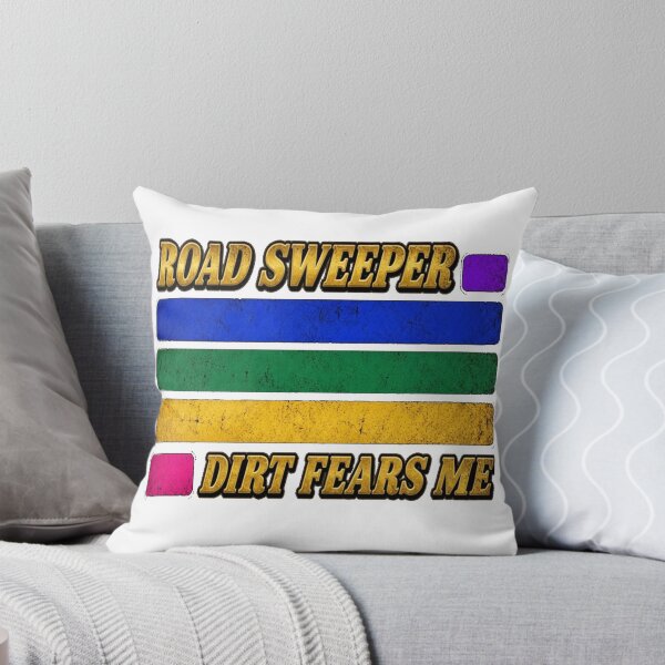 Item preview, Road Sweeper Dirt Fears Me Vintage Street Sweeper Operator T-Shirt designed and sold by katiecorners.
