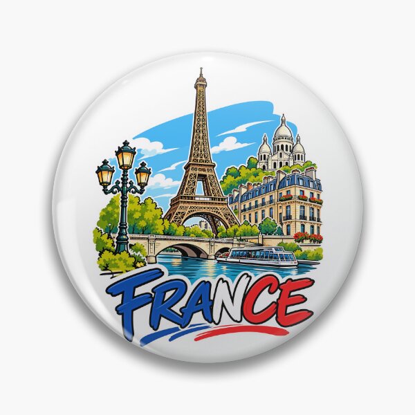 Item preview, France Illustrated Paris Travel designed and sold by EdwinkOne.