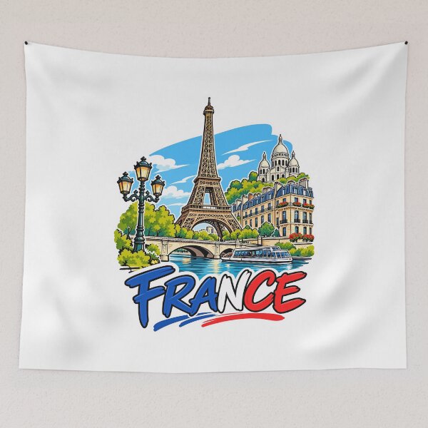Item preview, France Illustrated Paris Travel designed and sold by EdwinkOne.