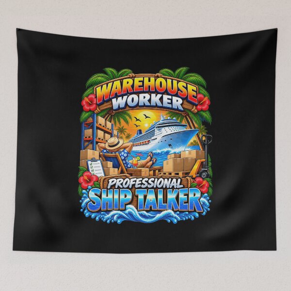Item preview, Warehouse Worker Professional Ship Talker Cruise Vacation designed and sold by fungear.