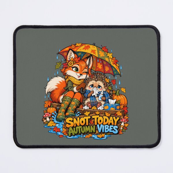 Item preview, Snot Today – Funny Fox & Hedgehog Autumn Vibes designed and sold by Aimetoi.