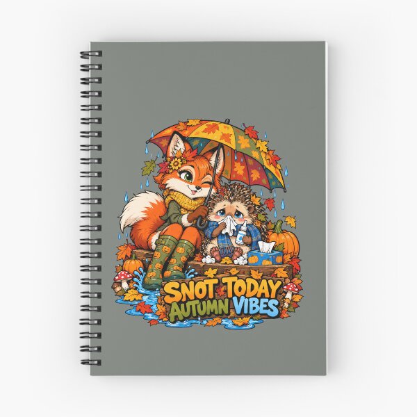 Item preview, Snot Today – Funny Fox & Hedgehog Autumn Vibes designed and sold by Aimetoi.