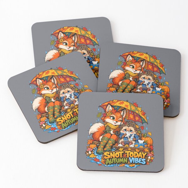 Item preview, Snot Today – Funny Fox & Hedgehog Autumn Vibes designed and sold by Aimetoi.