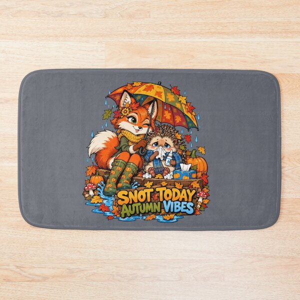 Item preview, Snot Today – Funny Fox & Hedgehog Autumn Vibes designed and sold by Aimetoi.
