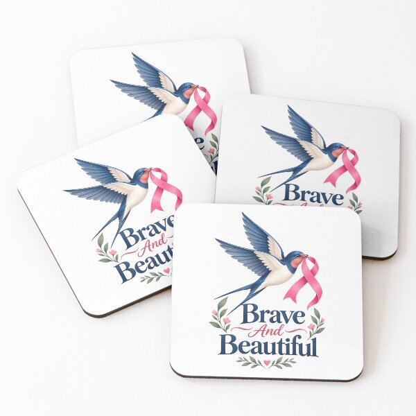 Item preview, Brave And Beautiful Bird Ribbon Cancer Recovery Hope designed and sold by UniversPlant | Blooming with Hope.
