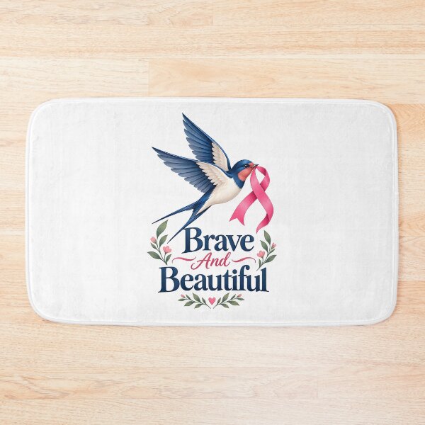 Item preview, Brave And Beautiful Bird Ribbon Cancer Recovery Hope designed and sold by UniversPlant | Blooming with Hope.