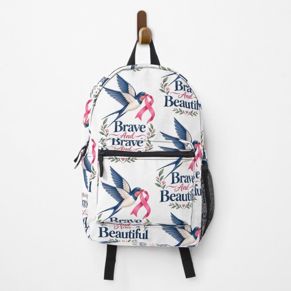 Item preview, Brave And Beautiful Bird Ribbon Cancer Recovery Hope designed and sold by UniversPlant | Blooming with Hope.