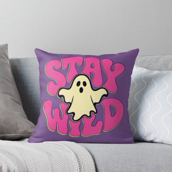 Item preview, Stay Wild Fantasma Halloween Retro Rosa Groovy designed and sold by AstronautMerch.