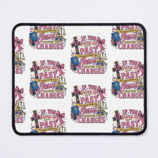 Item preview, Jesus Dropped The Charges Funny Christian Cross Coquette Bow Faith Retro Graphic designed and sold by JaPanAnimeSh8.