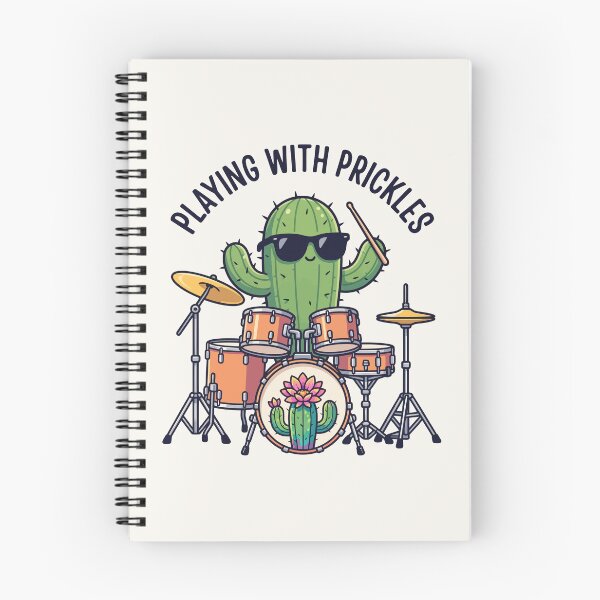 Item preview, Cool Cactus Drummer Playing With Prickles Band Music Rock designed and sold by Amir Faysal.