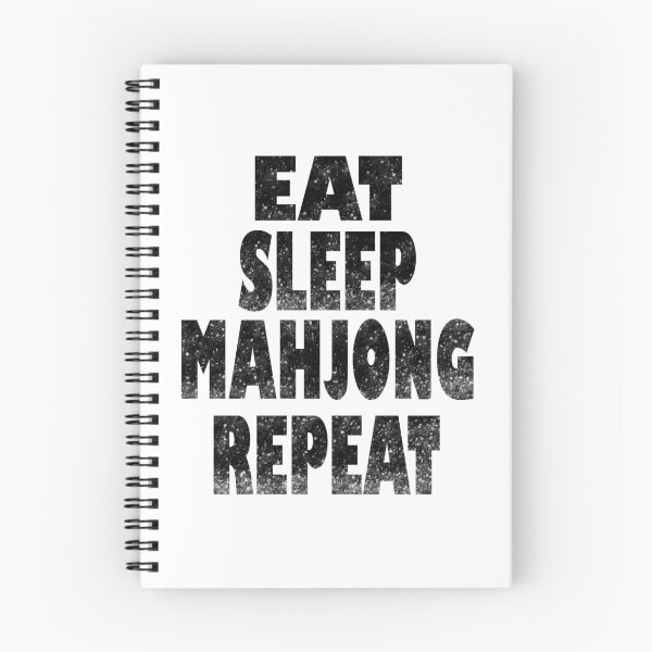 Item preview, Eat Sleep Mahjong Repeat designed and sold by NinniSilver.