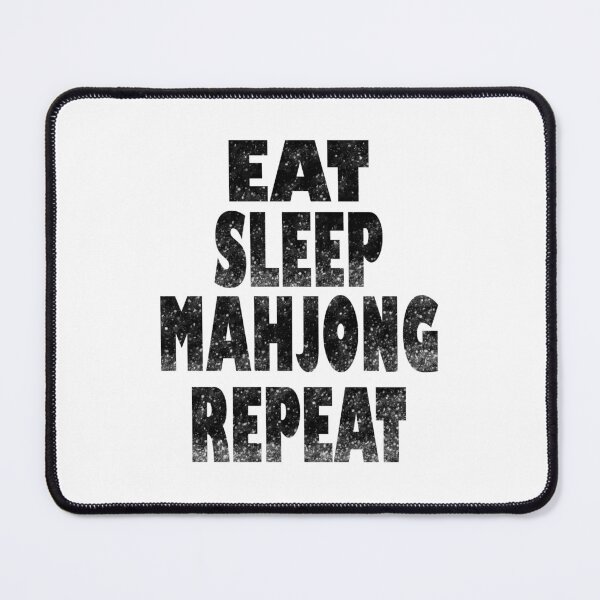 Item preview, Eat Sleep Mahjong Repeat designed and sold by NinniSilver.