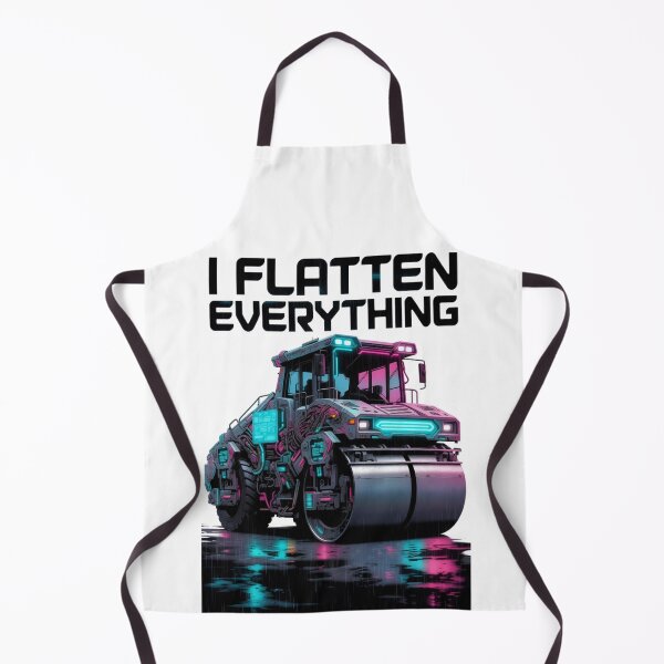 Item preview, Cyberpunk Road Roller Operator Shirt | I Flatten Everything  designed and sold by katiecorners.