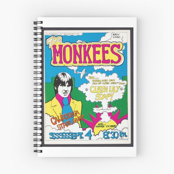 Item preview, Monkees vintage 1968 concert poster designed and sold by colliophoto.