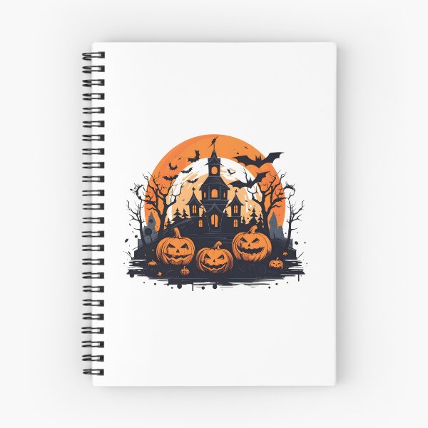 Item preview, Haunted House and Spooky Pumpkins Under the Full Moon designed and sold by interdesigner.