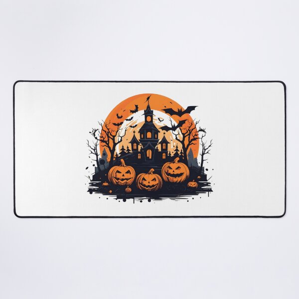 Item preview, Haunted House and Spooky Pumpkins Under the Full Moon designed and sold by interdesigner.