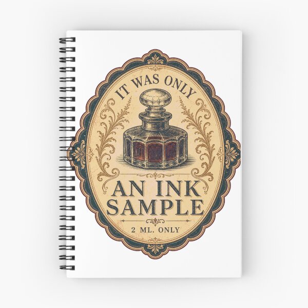 Aperçu de l'œuvre It Was Only An Ink Sample Etiquette Apothicaire créée et vendue par BoosterShop.