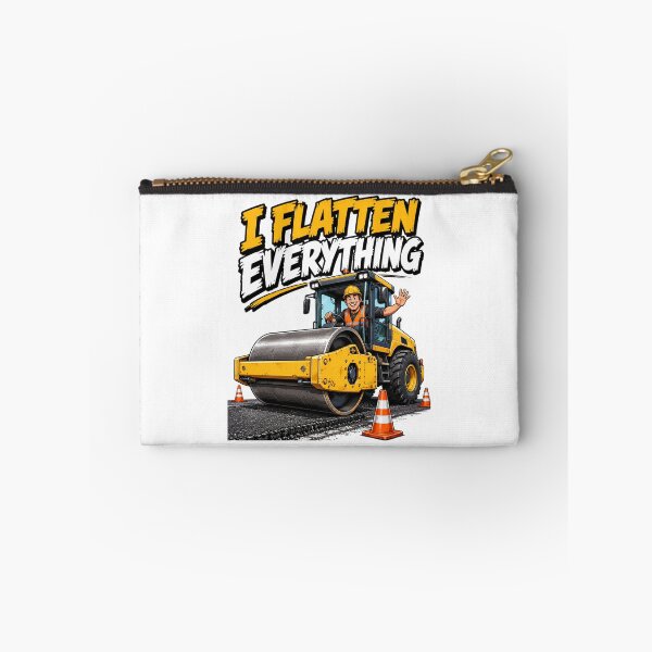 Item preview, I Flatten Everything Road Roller Operator Shirt | Vibratory Compactor Construction T-Shirt designed and sold by katiecorners.