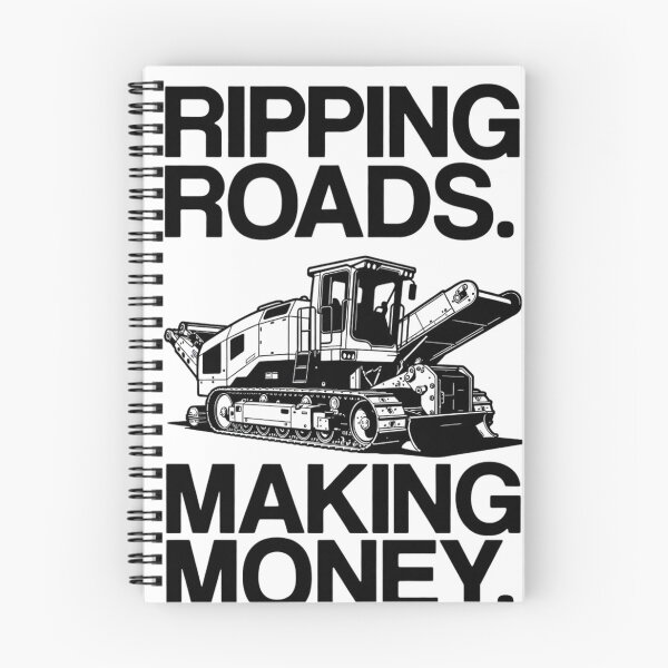 Item preview, Ripping Roads Making Money Road Milling Machine Operator Shirt  designed and sold by katiecorners.