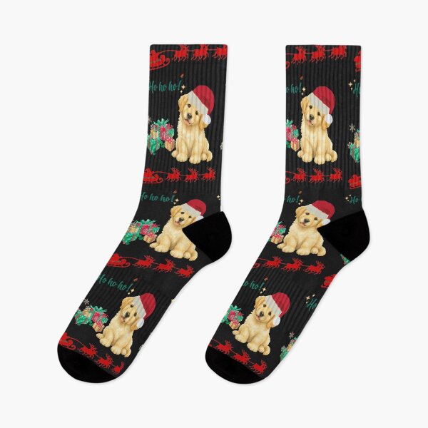 Item preview, Copy of Season of Joy – Cute Golden Retriever Christmas Dog Retro Holiday Art designed and sold by Evelashop.