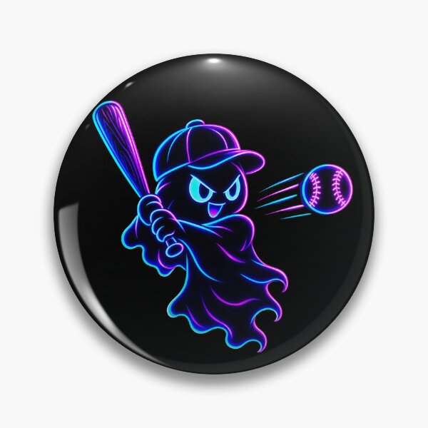 Item preview, Spooky Home Run – Halloween Baseball Ghost designed and sold by PaTkA art.