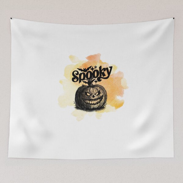 Item preview, Spooky Pumpkin Halloween Design | Scary Jack O Lantern designed and sold by Palette _Vibes.