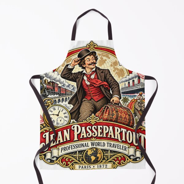 Item preview, Jean Passepartout — Professional World Traveler — Victorian Literary Adventure designed and sold by Past in Threads.