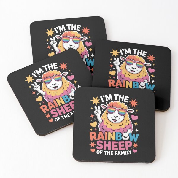 Item preview, I’M THE RAINBOW SHEEP OF THE FAMILY designed and sold by jkrphoto.