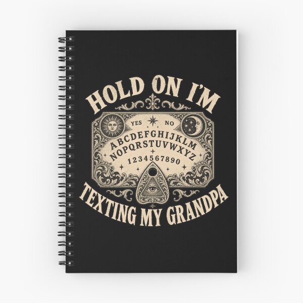 Item preview, Hold On Im Texting My Grandpa Ouija Board Funny Halloween designed and sold by Whirx.