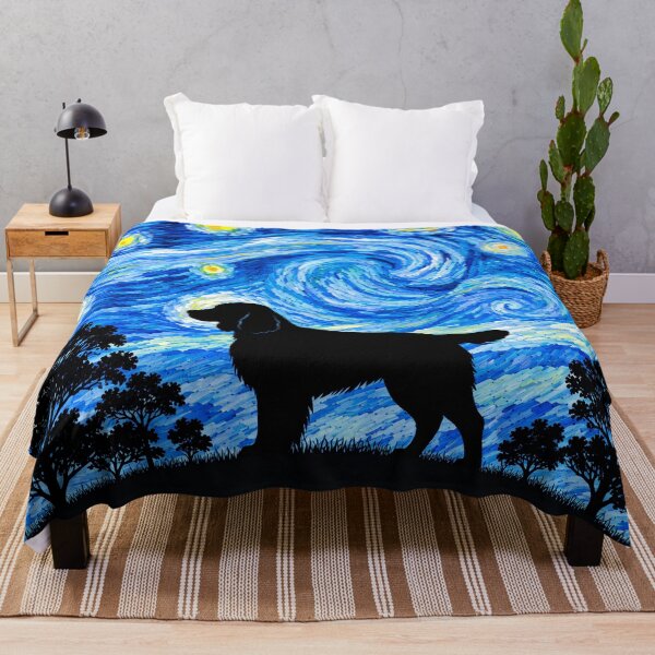 Item preview, Funny Welsh Springer Spaniel Dog Starry Night Painting Moon Star Mom Dad Kids designed and sold by FurryHavenPH.