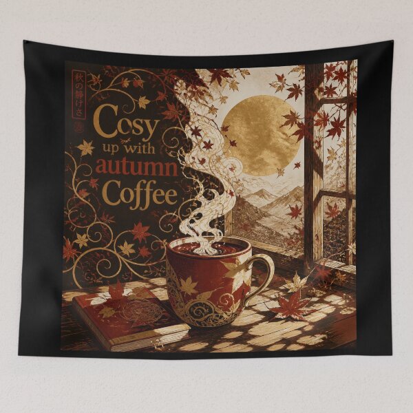 Item preview, Cosy Up with Autumn Coffee designed and sold by Shelley Loewnau-Jones Studio.