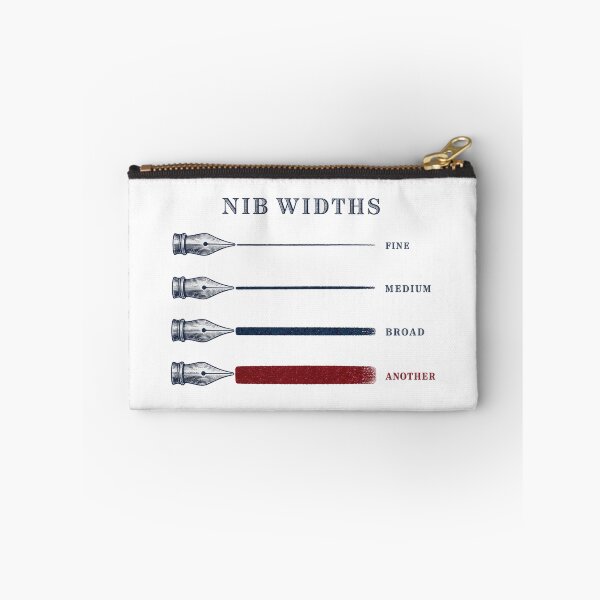 Item preview, Nib Widths Fine Medium Broad Another Chart designed and sold by BoosterShop.
