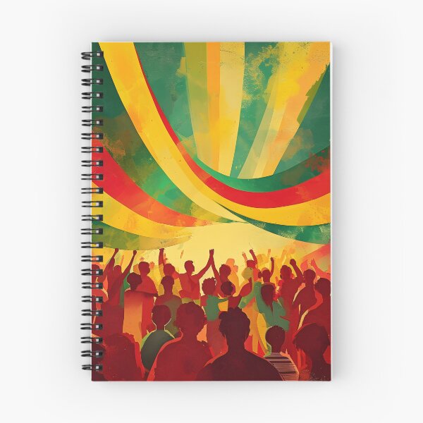 Item preview, Reggae Music Festival Crowd - Vibrant Rastafarian designed and sold by loirestore.