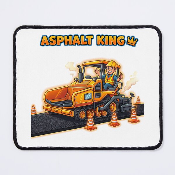 Item preview, Asphalt King T-Shirt – Funny Asphalt Paver Operator Shirt designed and sold by katiecorners.