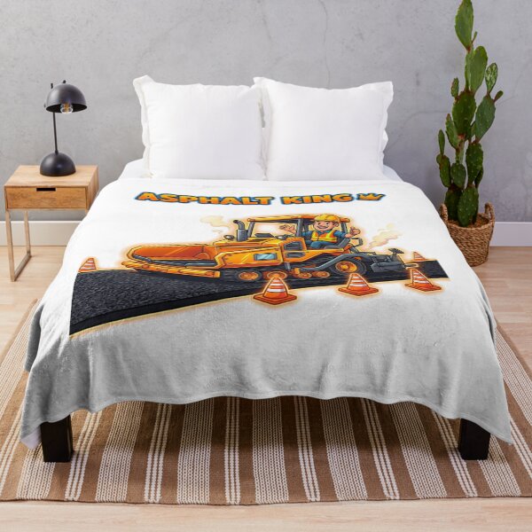 Item preview, Asphalt King T-Shirt – Funny Asphalt Paver Operator Shirt designed and sold by ODDSHIFT STUDIO.
