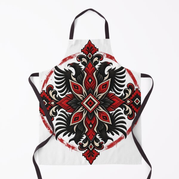 Item preview, Albanian Double Eagle Traditional Embroidery Pattern Design designed and sold by VisualLine.al.