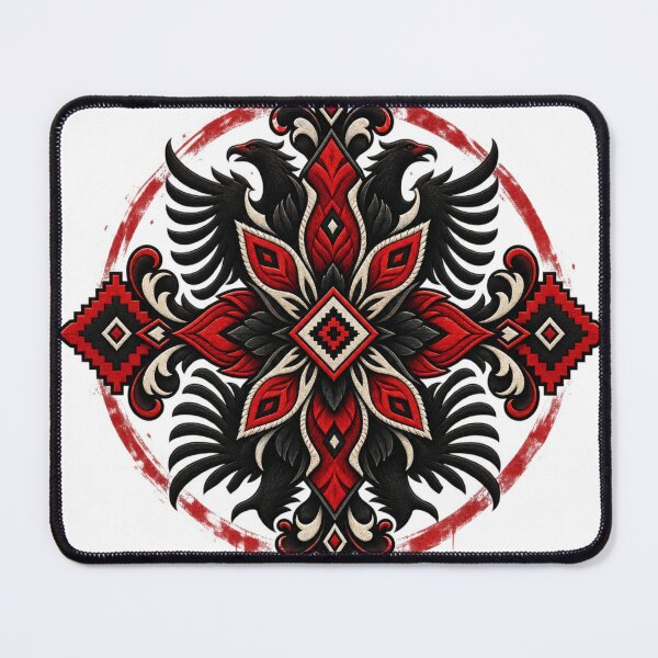 Item preview, Albanian Double Eagle Traditional Embroidery Pattern Design designed and sold by VisualLine.al.