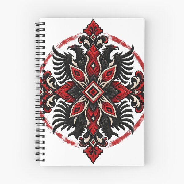 Item preview, Albanian Double Eagle Traditional Embroidery Pattern Design designed and sold by VisualLine.al.