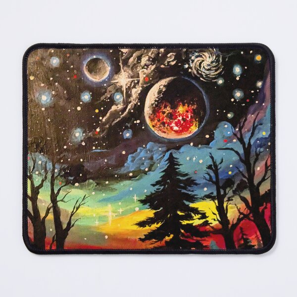 Item preview, Hyrexon-7 Planet Landscape - rainbow sunset designed and sold by DreamTrek.