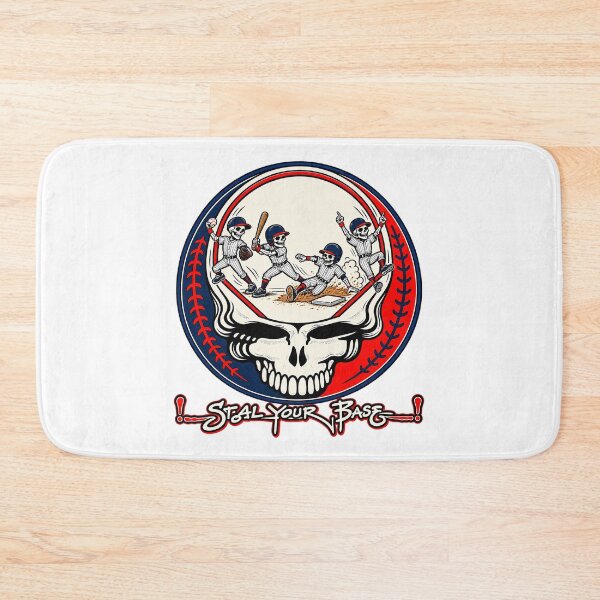 Item preview, Grateful Dead Steal Your Base Boston Baseball Skull Vintage designed and sold by CozyCubs-Art.