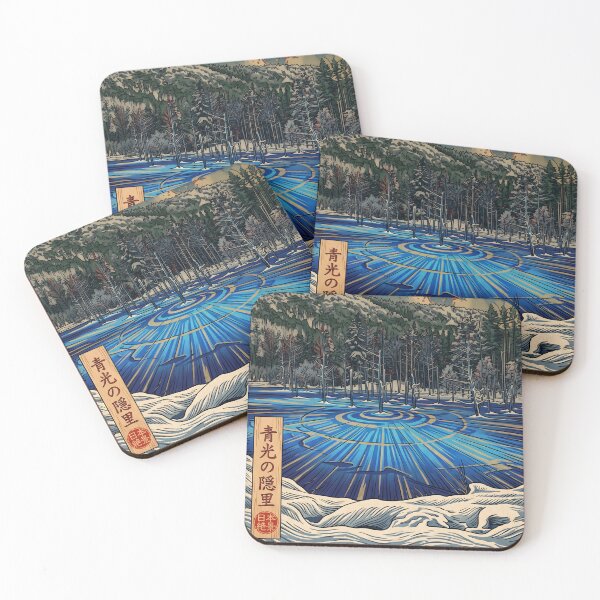 Item preview, Ukiyo-e Winter Mountain Blizzard - The Snow Gorge of Bitter Cold designed and sold by conohitoAI-ArtGallery.