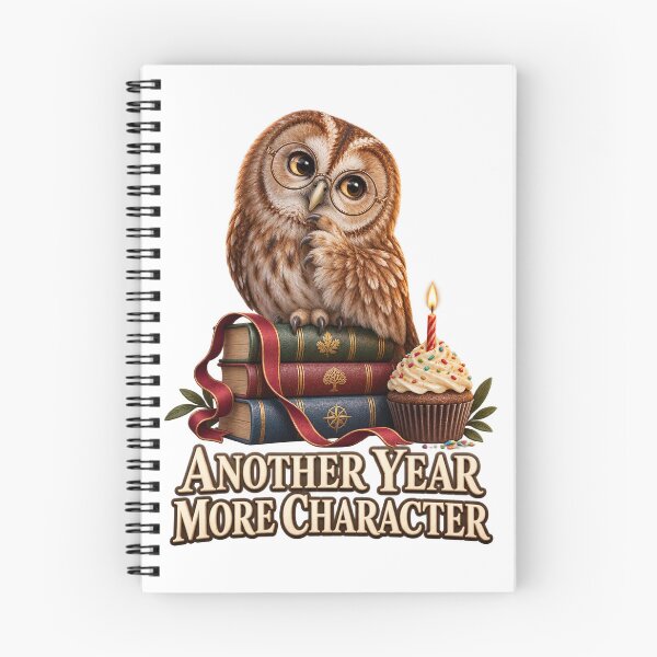 Item preview, Another Year More Character Books Owl designed and sold by TrendTribeTP.