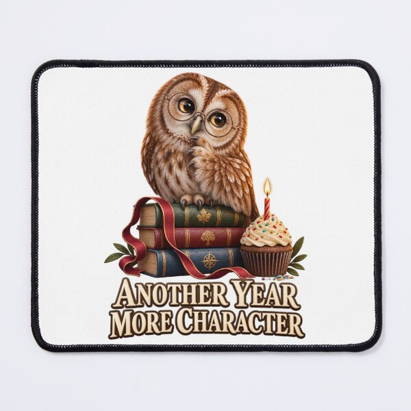 Item preview, Another Year More Character Books Owl designed and sold by TrendTribeTP.