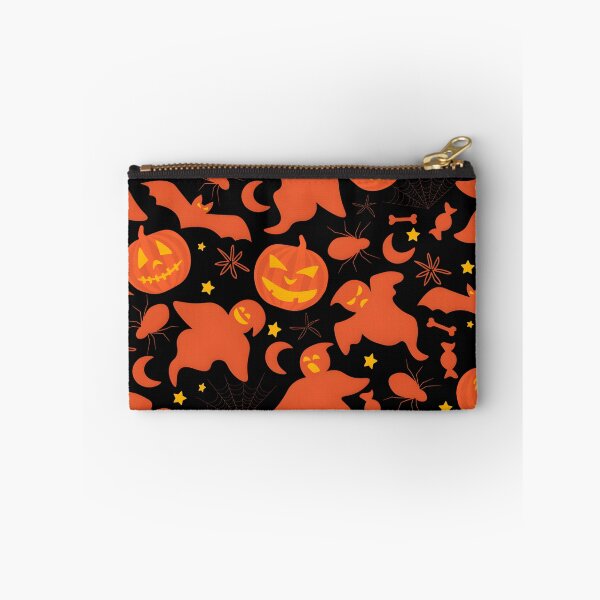 Item preview, Seamless Halloween Pattern with Ghosts, Pumpkins, and Spiders designed and sold by interdesigner.