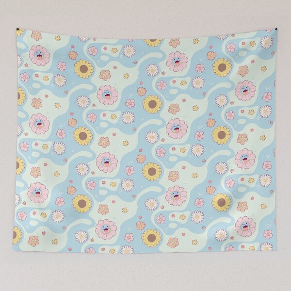 Item preview, hugadino Dino Flower Pattern, Cute Dinosaur designed and sold by hugadino.