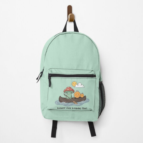 Item preview, Cute Mushroom Orange Slices Canoe River Nature Adventure designed and sold by Amir Faysal.