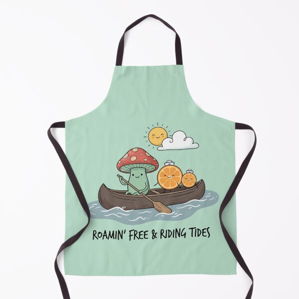 Item preview, Cute Mushroom Orange Slices Canoe River Nature Adventure designed and sold by Amir Faysal.