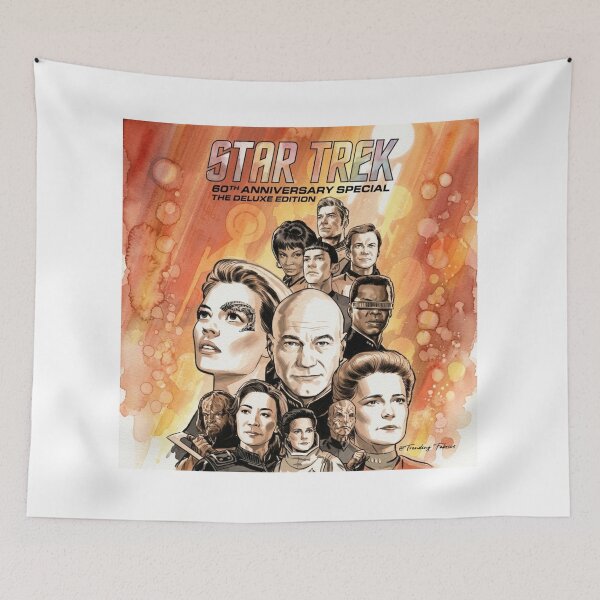 Item preview, Star Trek Original Series Retro Full Color Crew 60th Anniversary Special  HIGH-QUALITY  designed and sold by ShawnMorrisDesigns.