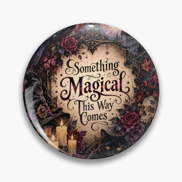 Item preview, Something Magical This Way Comes – Gothic Raven, Black Cat & Haunted Castle designed and sold by blankTeeShirt.