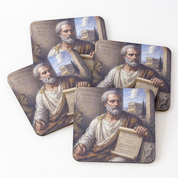 Item preview, Aristotle Philosophy Painting – Ancient Greek Philosopher designed and sold by GalleryKauffeld.